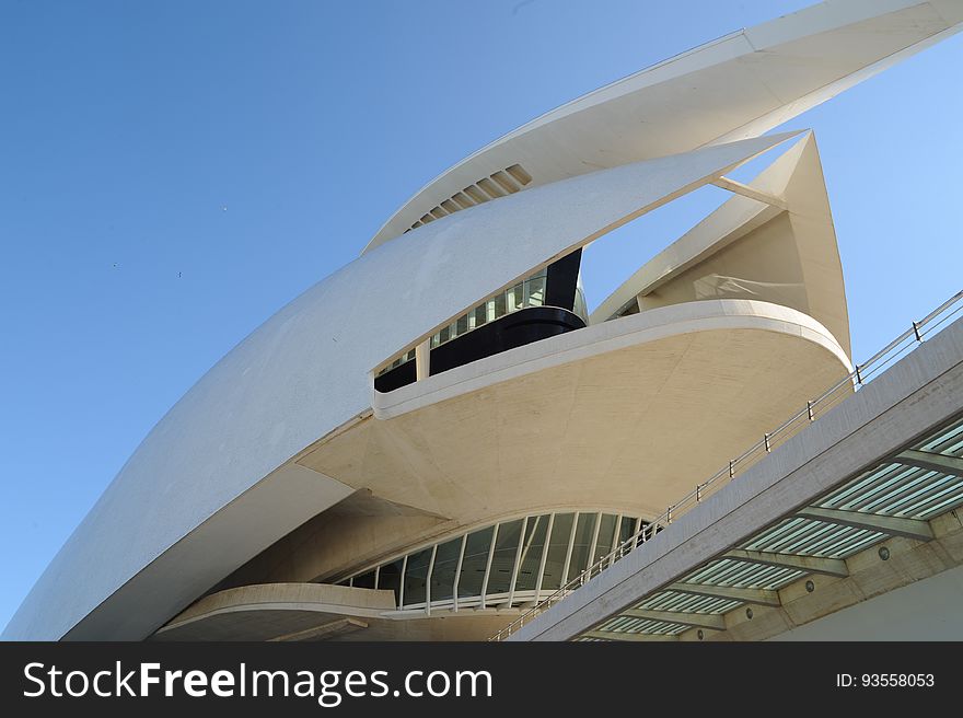 Palau de les Arts Reina Sofia opera house and cultural centre in Valencia, Spain.