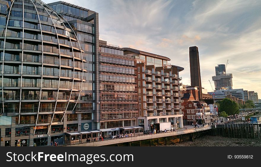 Modern Buildings In Center Of London