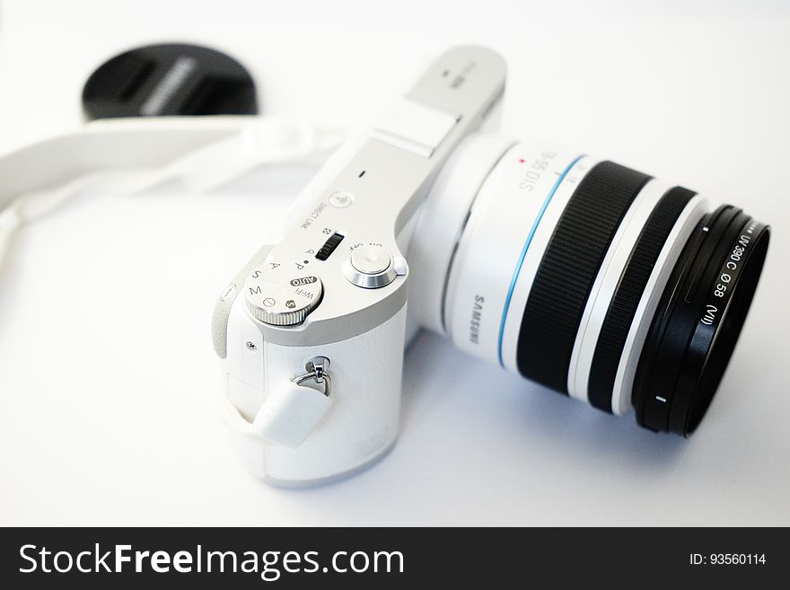 White Dslr Camera