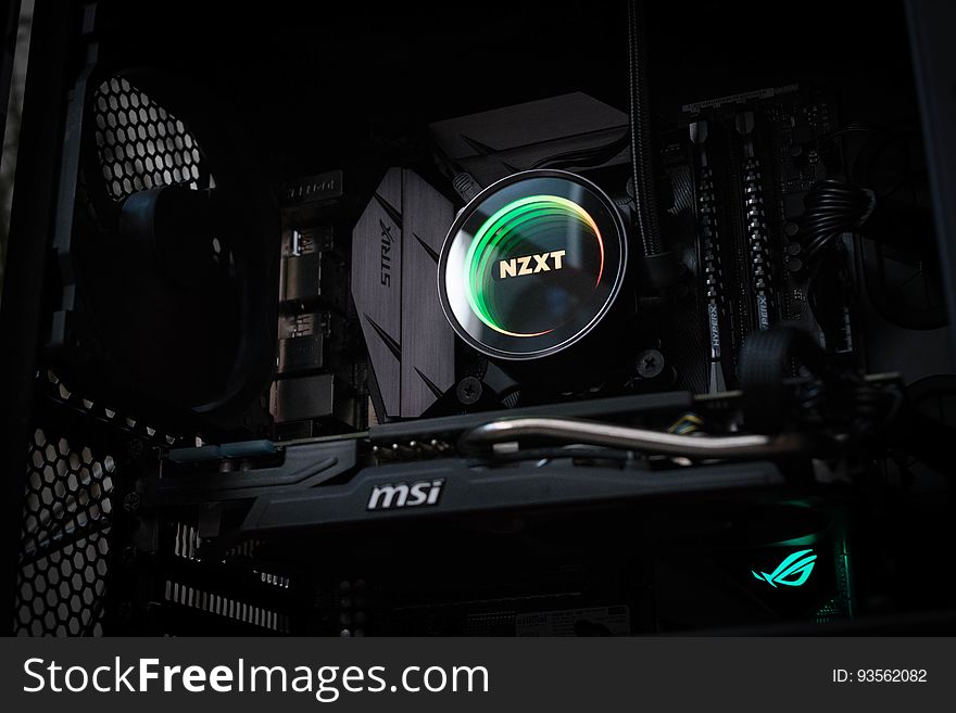 Close Up Of NZXT Electronics
