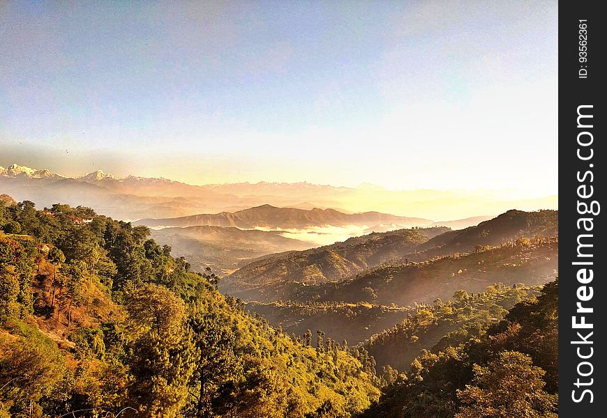 Misty Morning Mountains