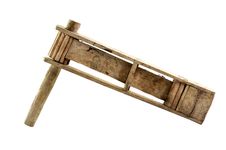 Old Wooden Rattle Stock Image