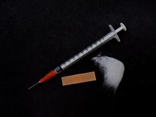 Hypodermic Syringe And Needle Stock Photos Hypodermic Syringe And Needle Stock Photos