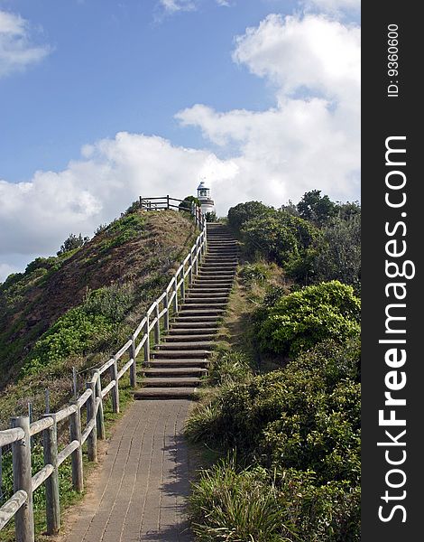 Stairs Leading To Cape Byron Lighthouse