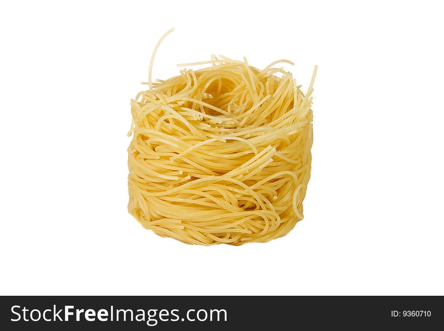 Round italian pasta. Best choice!