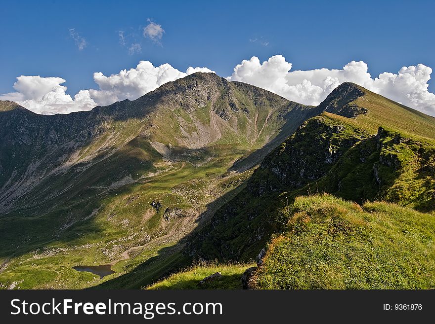 Mountains landscape in Rodnei mountains, Romania