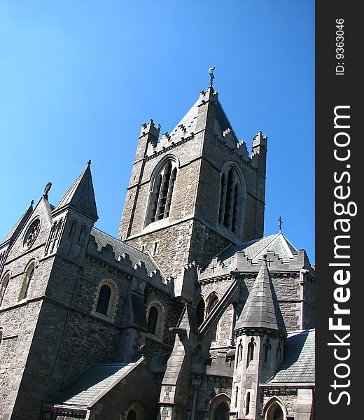 Old Dublin Christ Church Cathedral