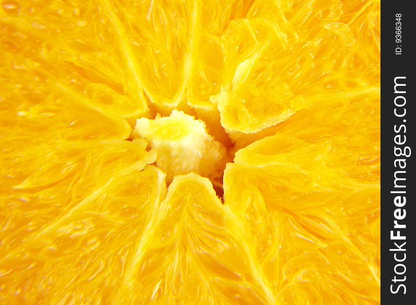 Macro phot of a orange. Macro phot of a orange