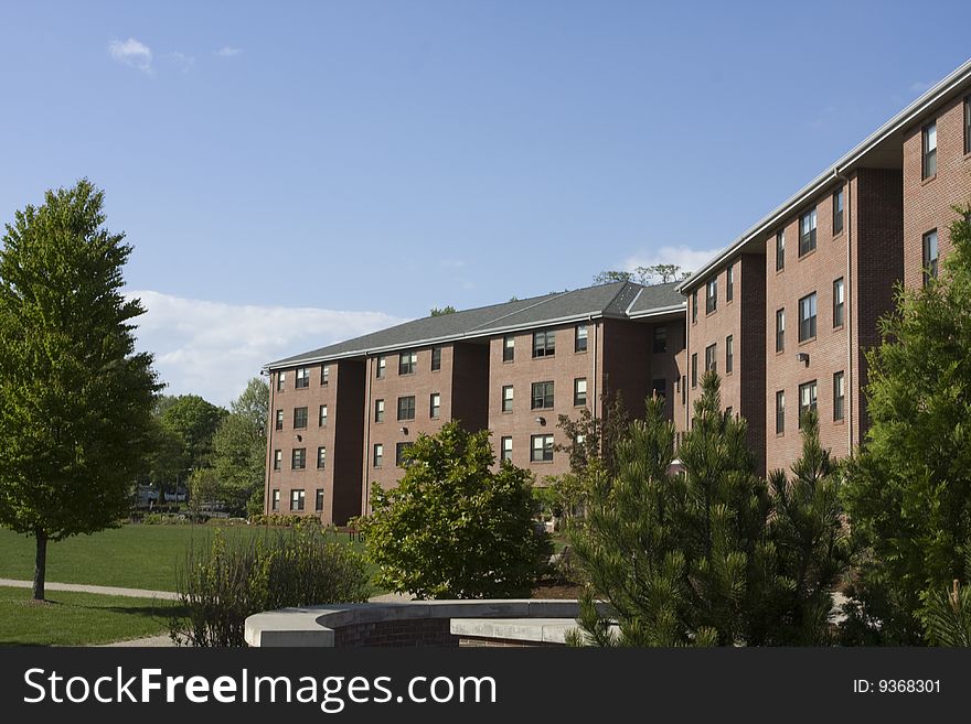 Dormitory at Springfield College in Springfield, MA. Dormitory at Springfield College in Springfield, MA