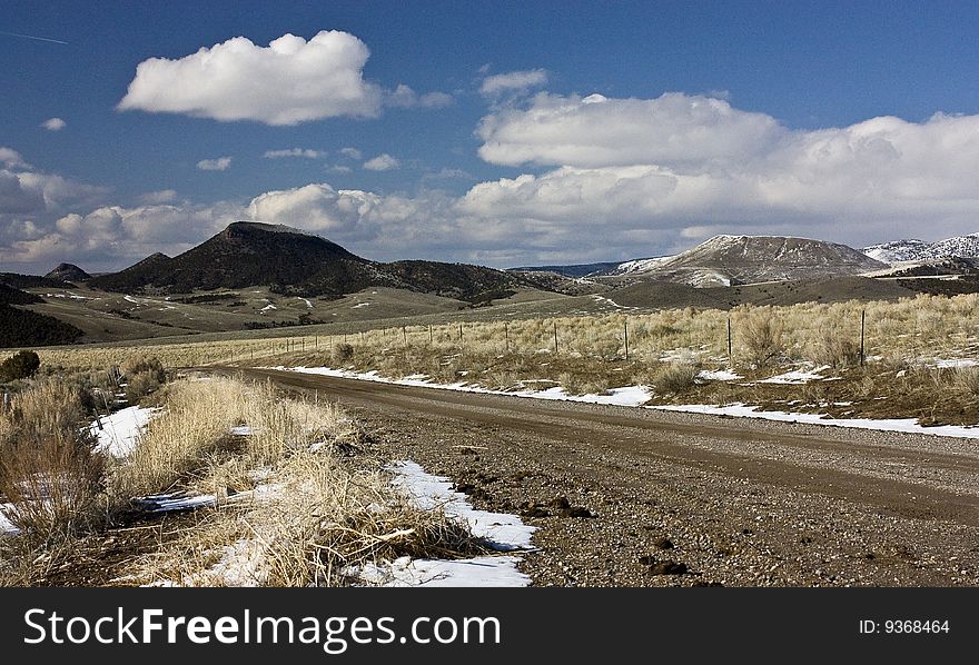 Spring thaw in Wolverine Canyon. Spring thaw in Wolverine Canyon