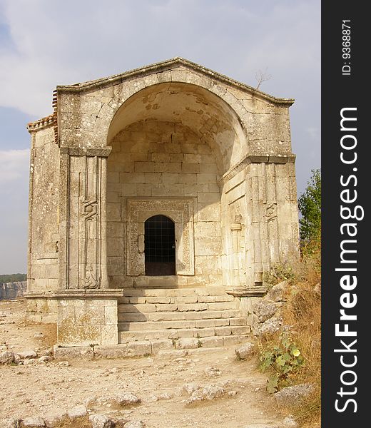 Crypt in mountains of Crimea Peninsula. Crypt in mountains of Crimea Peninsula