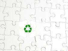 Puzzle Recycle1 Royalty Free Stock Images Puzzle Recycle1 Royalty Free Stock Images