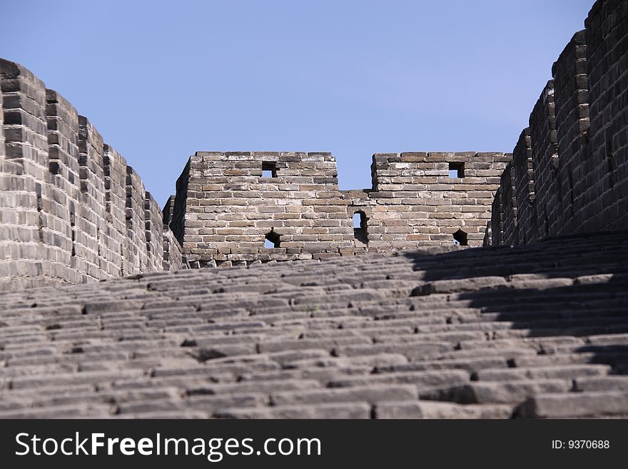 The Great Wall of China.