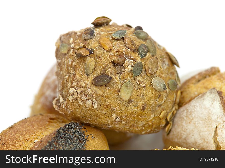 Bun With Sesame Seeds Macro