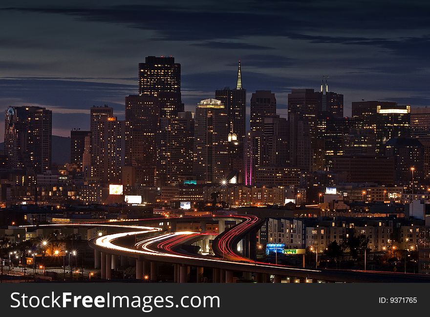 San francisco at night