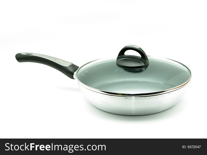 Frying pan isolated over white background
