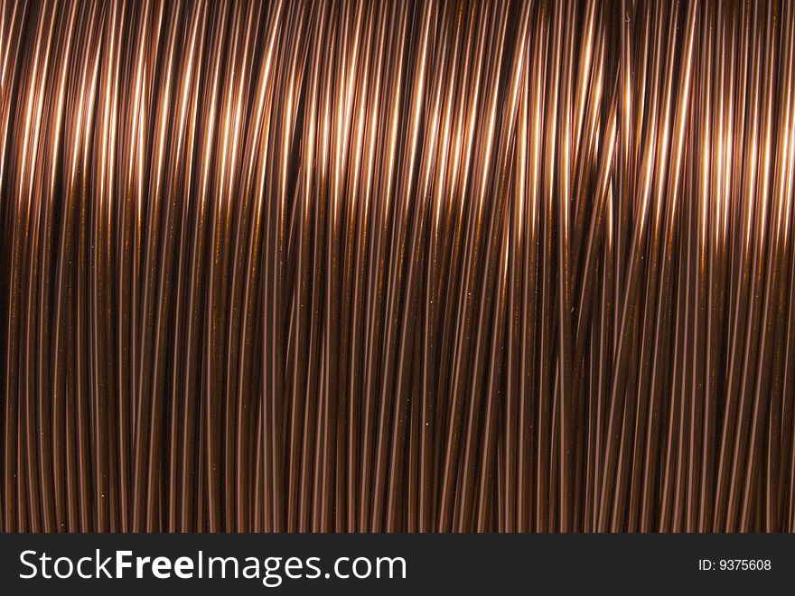 Technological background from a copper wire. Technological background from a copper wire
