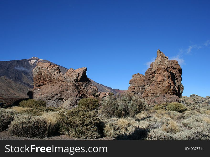Volcanic Landscape On Teide