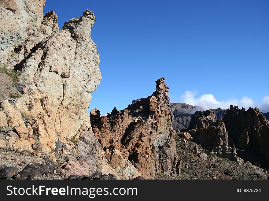 Mountain on Tenerife in Teide