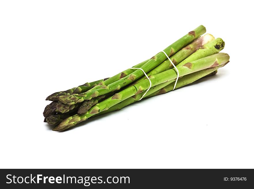 Photo of fresh uncooked asparagus. Photo of fresh uncooked asparagus