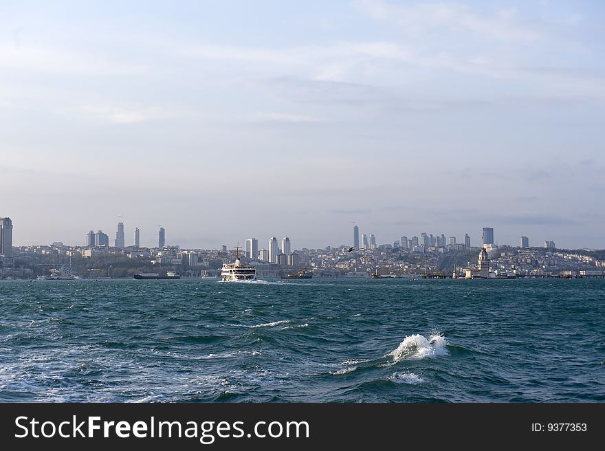 View of Istanbul by Bosporus