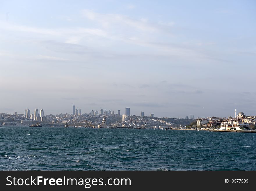 View of Istanbul by Bosporus