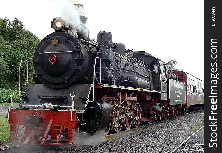 Steam engine from south Brazil. Steam engine from south Brazil.