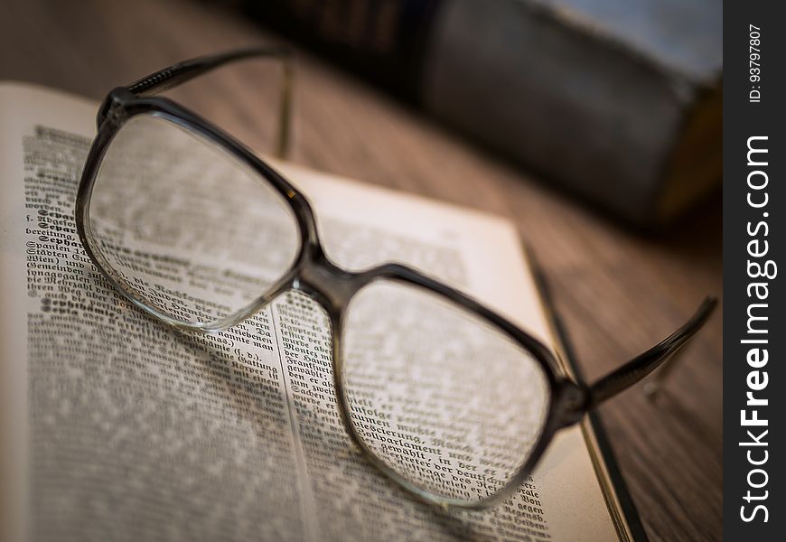 Close-up of Eyeglasses