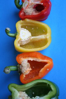 Colorful Peppers Royalty Free Stock Photography