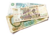 One Thousand Roubles Stock Photography One Thousand Roubles Stock Photography