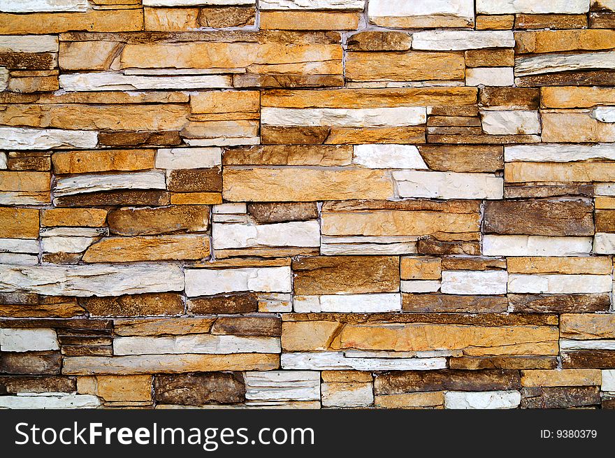 Old fashioned stone wall background