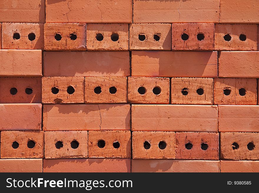 Of clay brick for the construction of housing developments,  walls