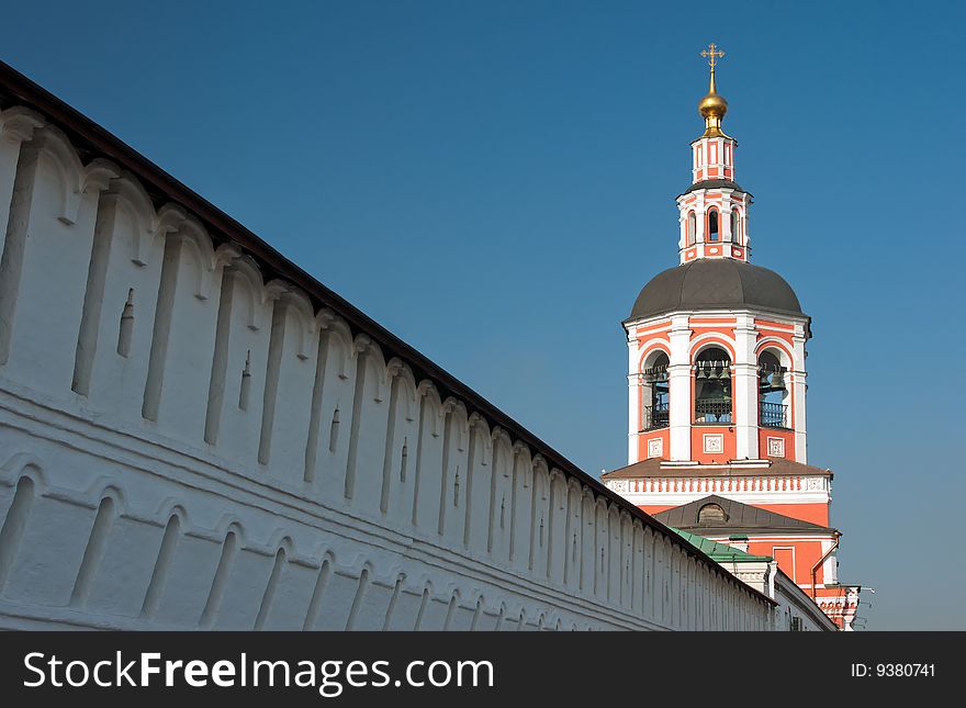 ST. DANIEL MONASTERY OF MOSCOW bell tower and wall