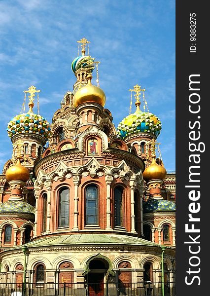 The Church of the Savior on Spilled Blood in St. Petersburg, Russia