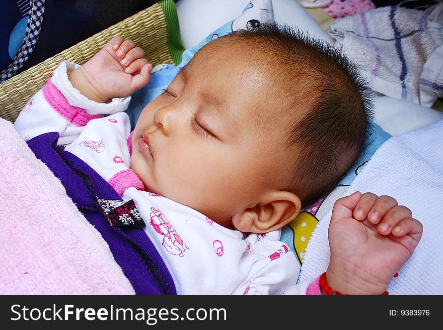 Cute baby portrait