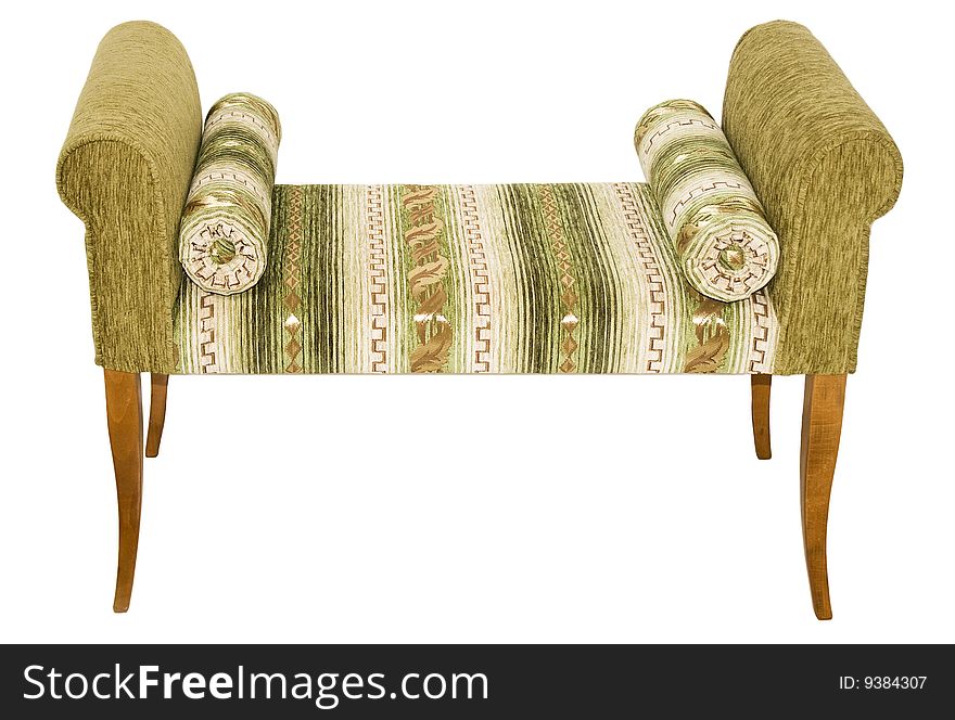 A banquette isolated on a white background