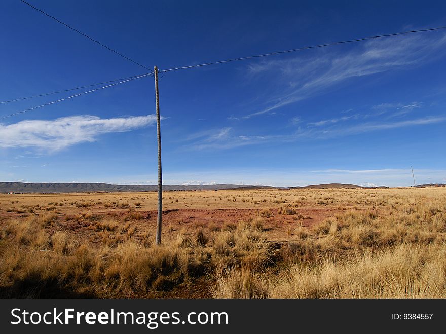 Bolivia, an image of the desert