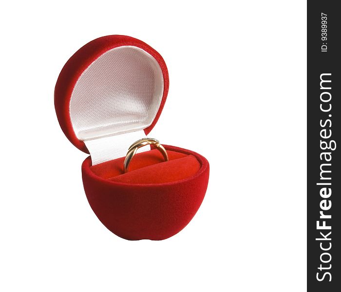 Red Box And Gold Ring