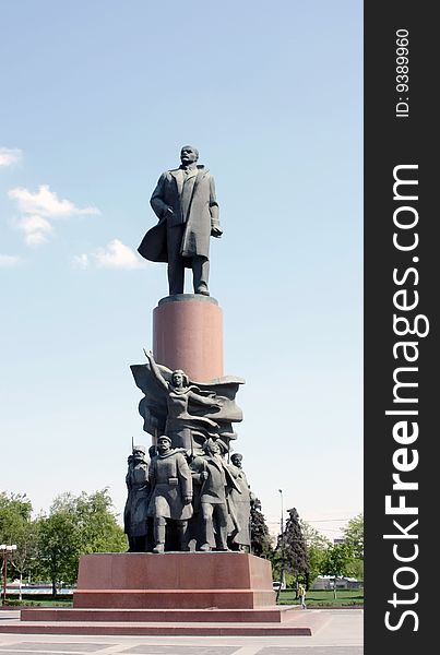 Lenin monument. Moscow.Kaluzhskaya square 2009