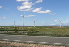 Wind Turbines Farm Royalty Free Stock Photos Wind Turbines Farm Royalty Free Stock Photos