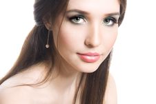 Beautiful Young Brunette Stock Photography Beautiful Young Brunette Stock Photography