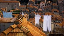 Dubrovnik Laundry Royalty Free Stock Images Dubrovnik Laundry Royalty Free Stock Images