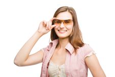 Woman In Sunglasses Royalty Free Stock Image