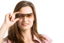 Woman In Sunglasses Royalty Free Stock Photo