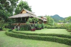 Single Hut Way Grass Royalty Free Stock Photo Single Hut Way Grass Royalty Free Stock Photo