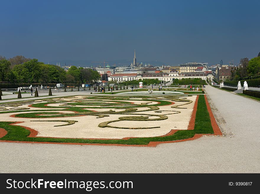 Garden Of Belveder Palace