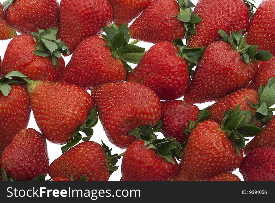 Strawberry as background