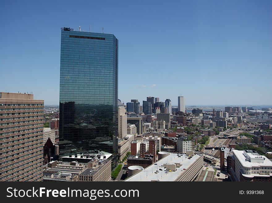 View on downtown Boston, MA. View on downtown Boston, MA