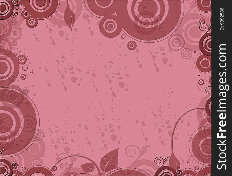 Background made of flower shapes in pastel coclors. Background made of flower shapes in pastel coclors