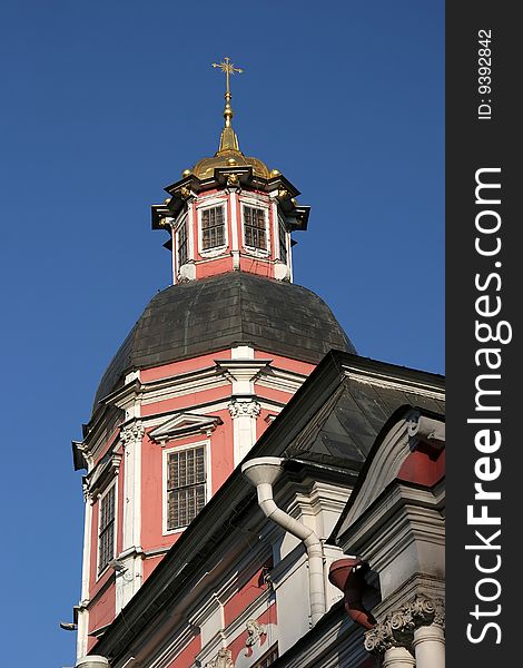 Church (bell-tower) in Alexandro-Nevsky monastery, Saint-Petersburgh, Russia